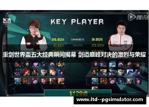 重剑世界盃五大经典瞬间揭幕 剑道巅峰对决的激烈与荣耀